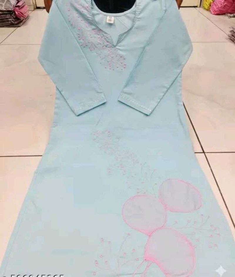 3-ComboOffer-3NewKurtis+1-(Plazzo+Dupatta)Set