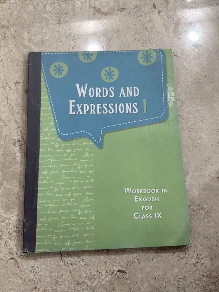 Class 9 Words and Expressions 1 Workbook