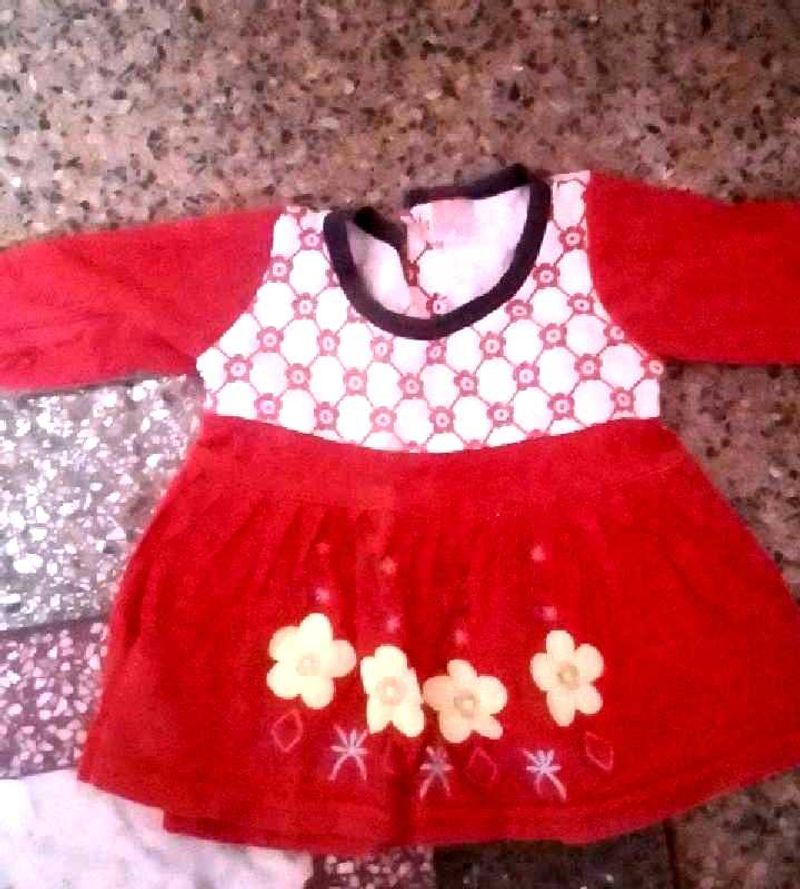 Cute Red Baby Dress