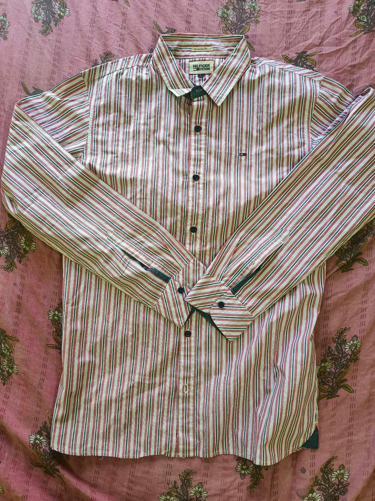 Tommy Hilfiger Striped Casual Shirt Barely worn