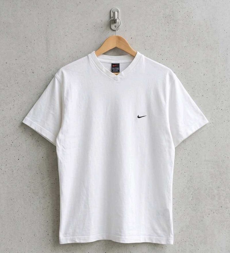 Nike V-Neck White T-Shirt