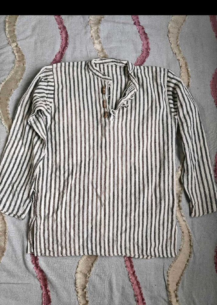 Striped Casual Shirt.