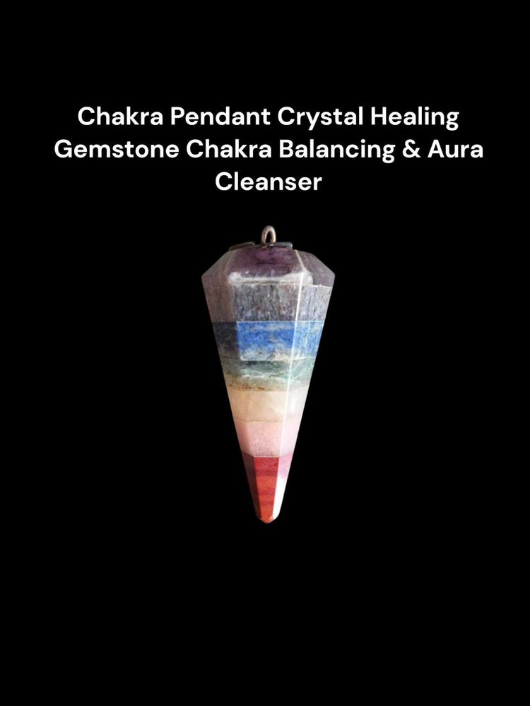 Chakra Pendant Crystal Healing Gemstone