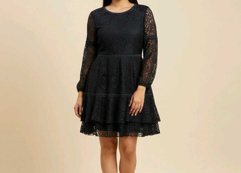 Elegant Black one piece Dress