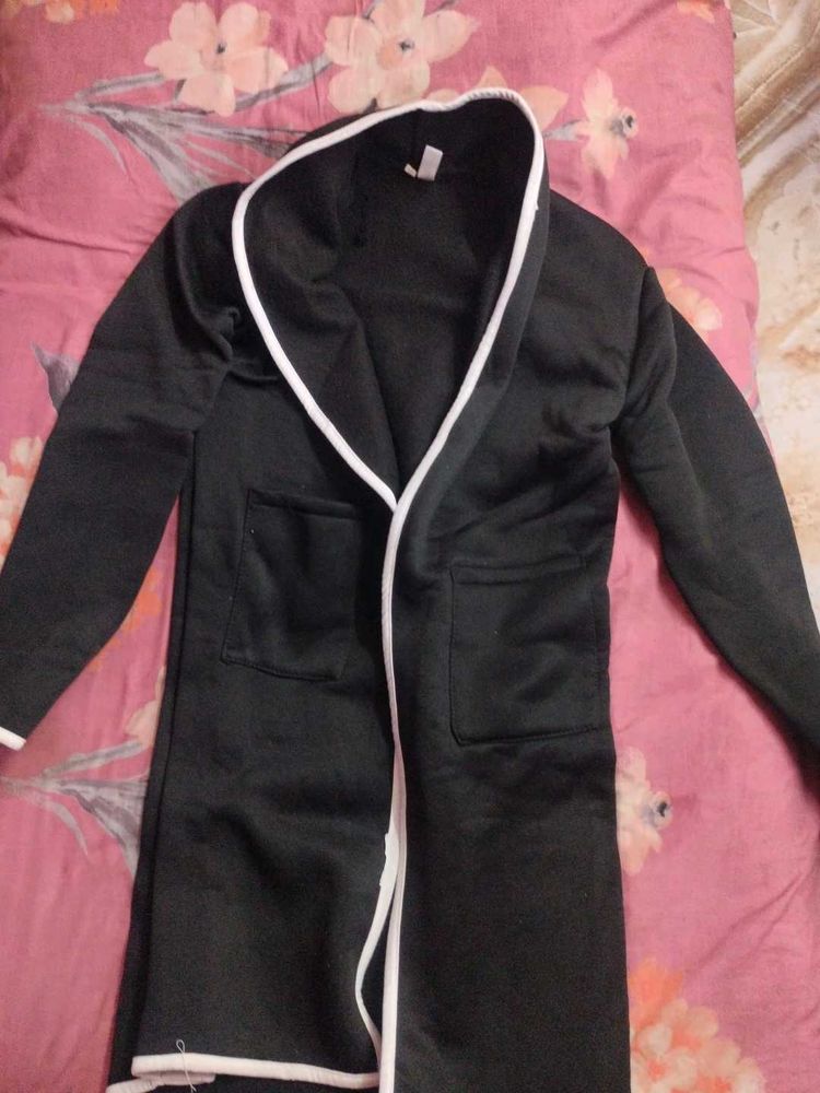 Black Long Cardigan