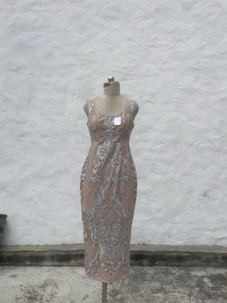 Elegant Embellished Sheath Dress