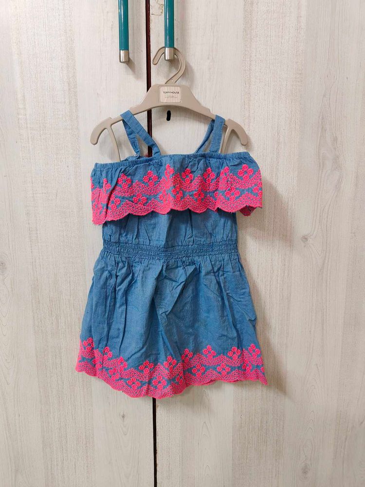 Frock With Shoulder Straps