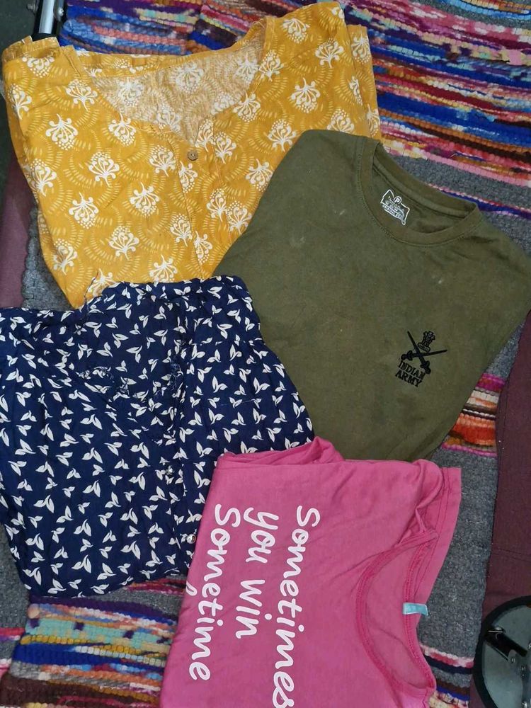 Kurta And T Shirt