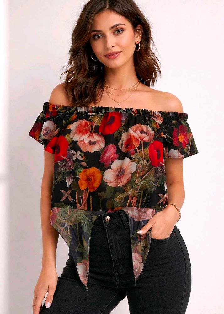 Floral Off-Shoulder Top