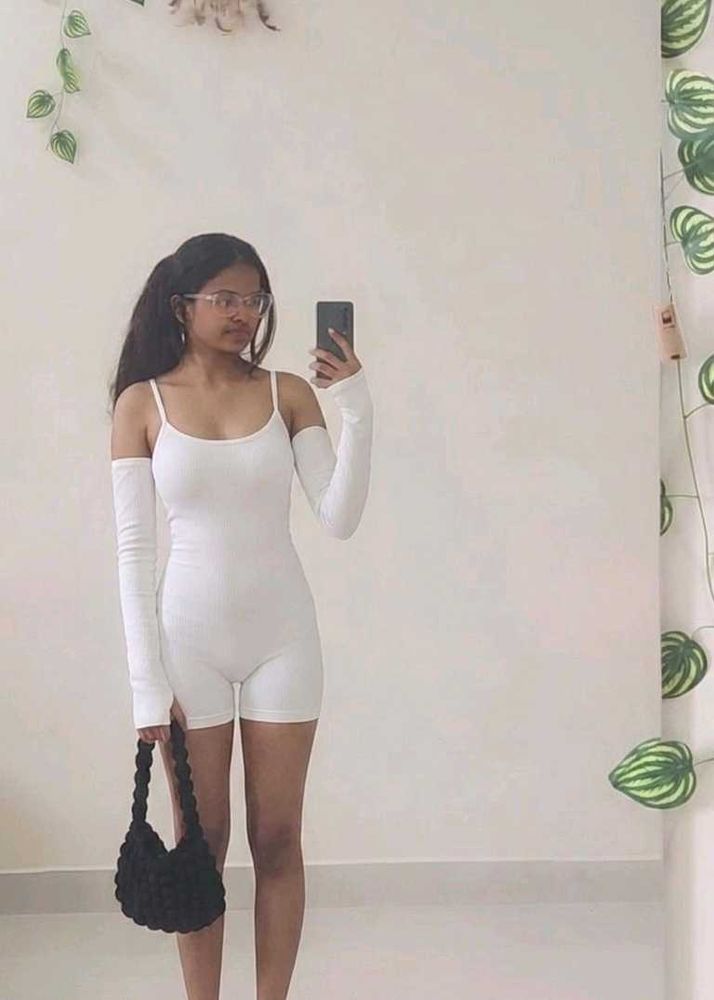 shoulder strap jumpsuit