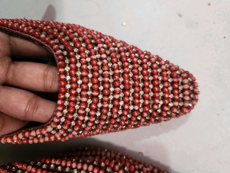 Embellished Red Heels