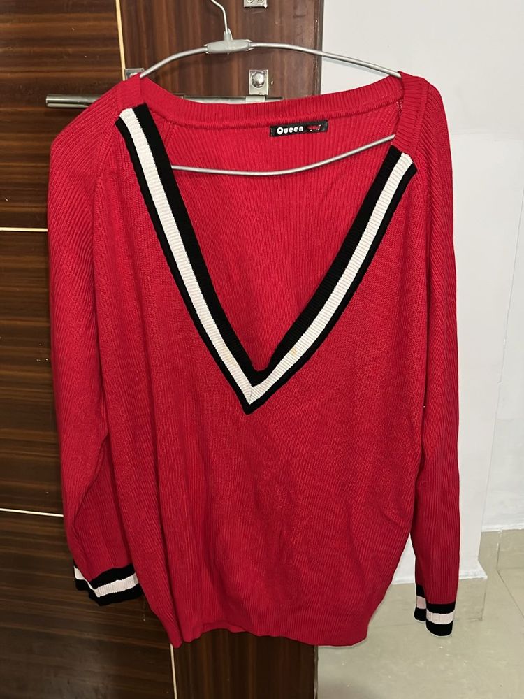 Red Funky Sweater