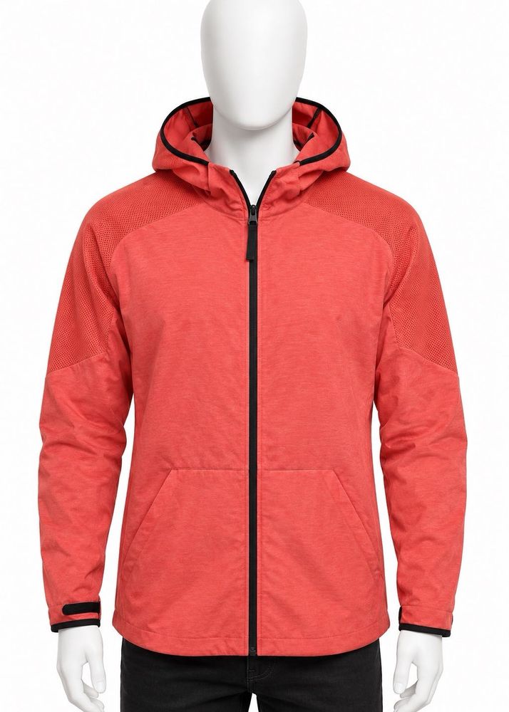 under Armour Men's Red Hooded Zip-Up Jacket