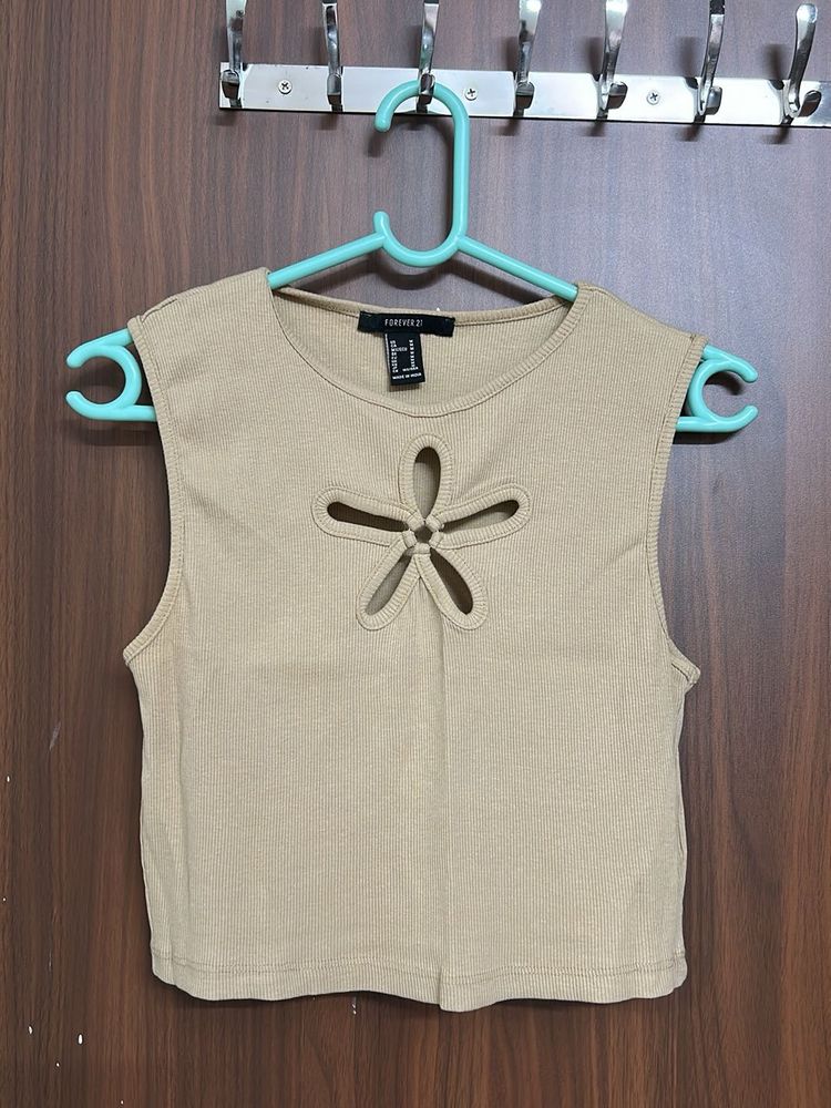 Ribbed Tank Crop Top