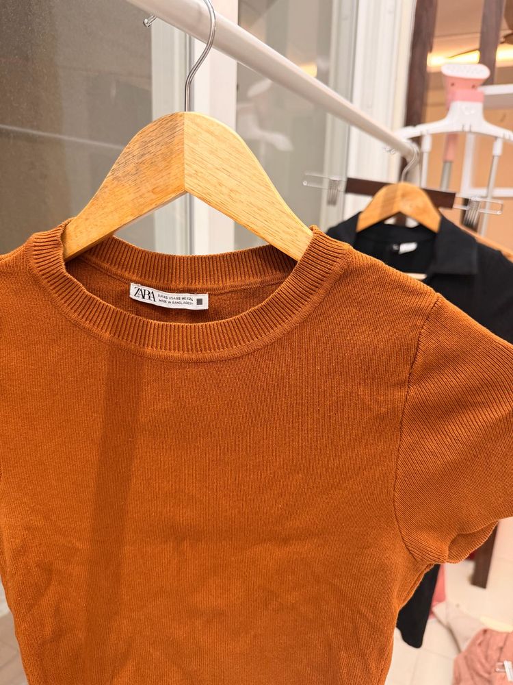 ZARA Knit crop Top