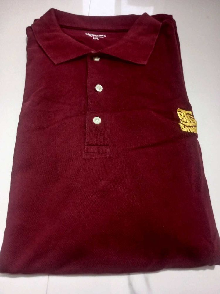 Men's maroon Polo T-Shirt