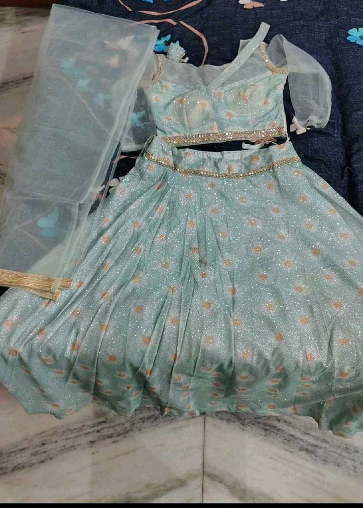 Sparkling Pastel Lehenga Set / dress