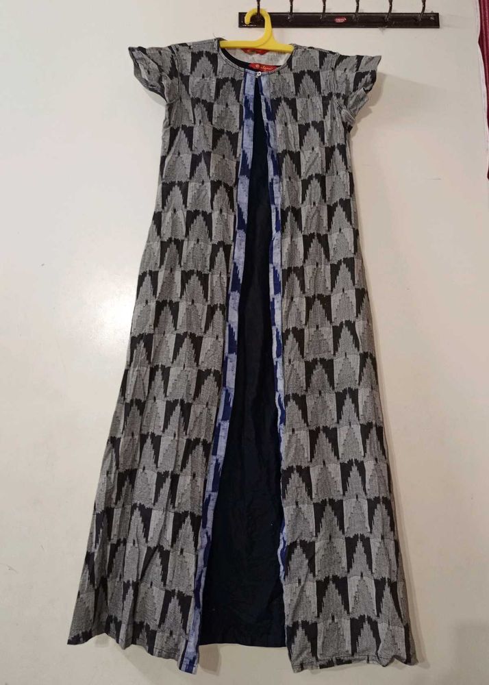 Ethnic kurta with overcoat 🖤