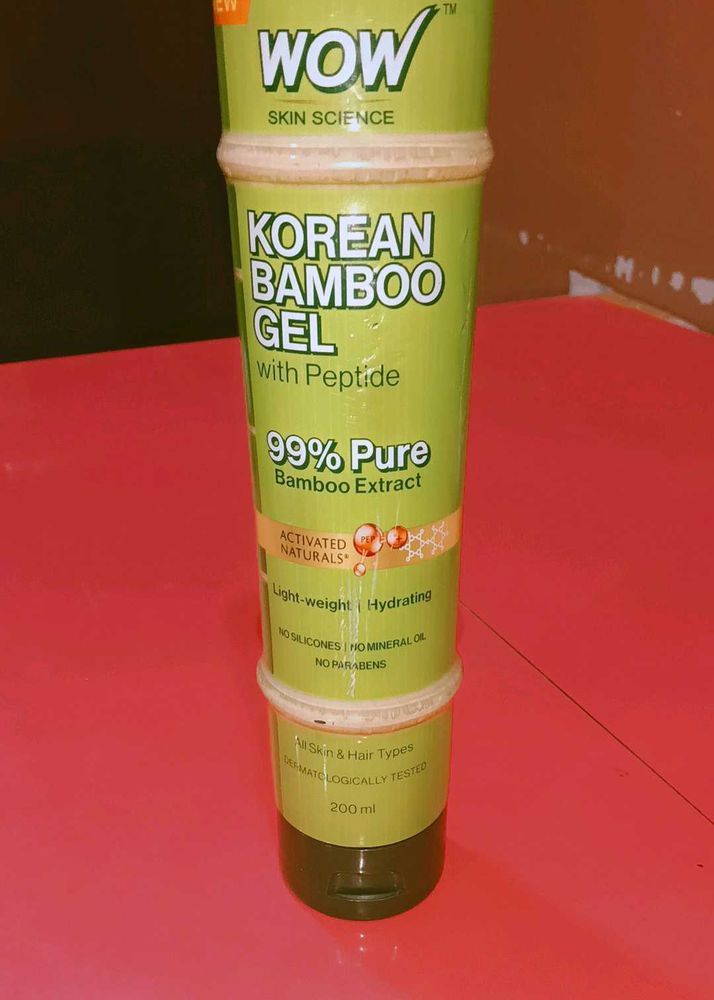 WOW Skin Science Korean Bamboo Gel