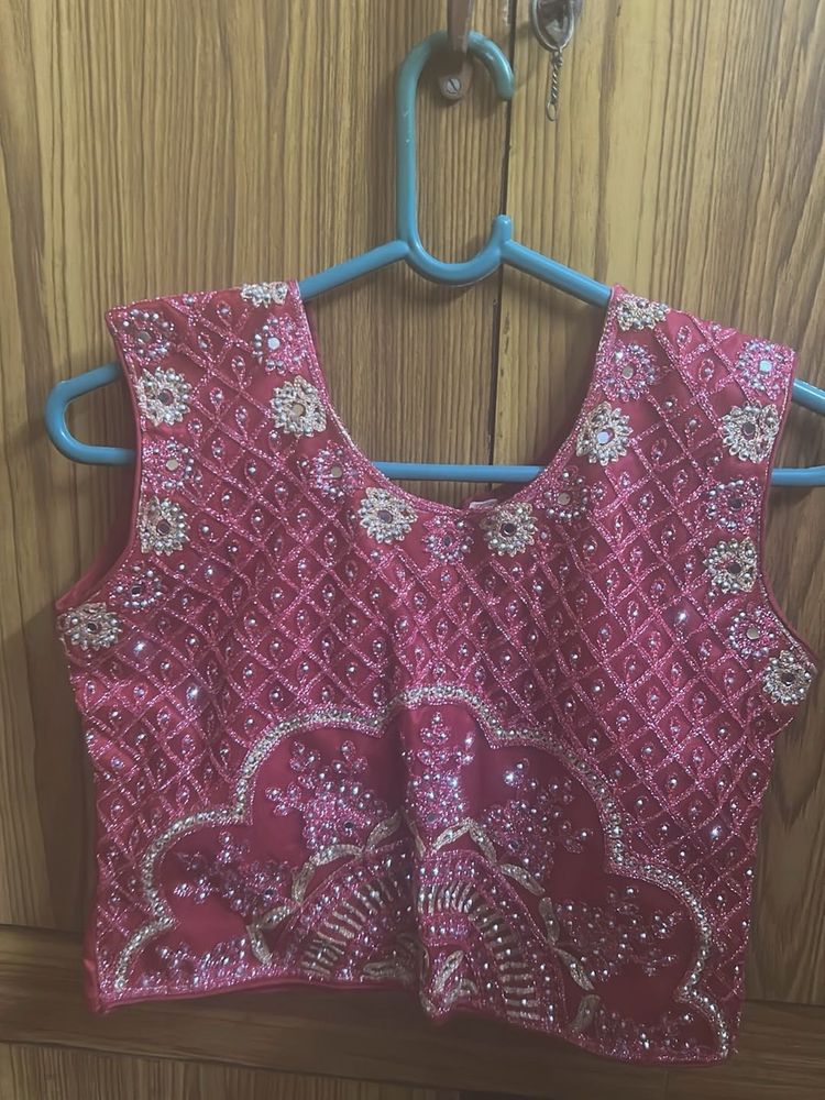 Embellished Silk Blouse