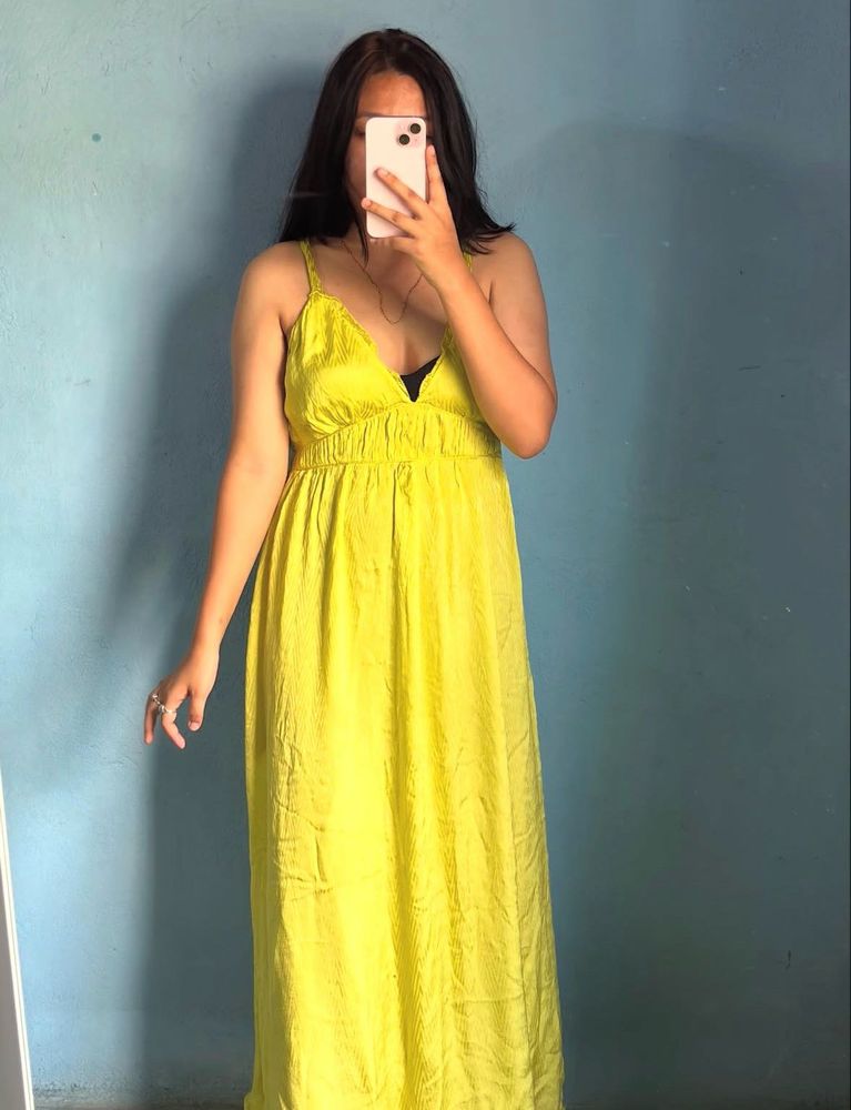 Vibrant Yellow Maxi Dress