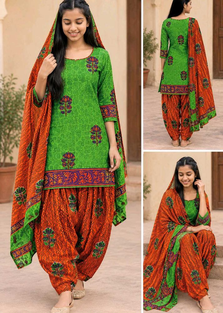 Patiala Suit Dress Cloth Material