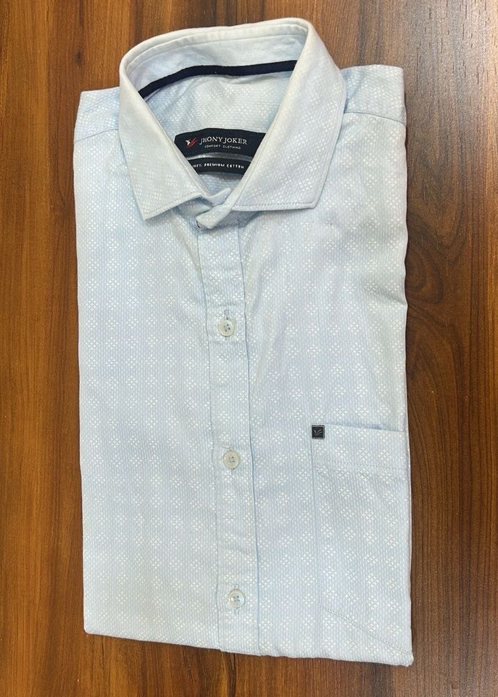 Jhony Joker Men's Light Blue Shirt
