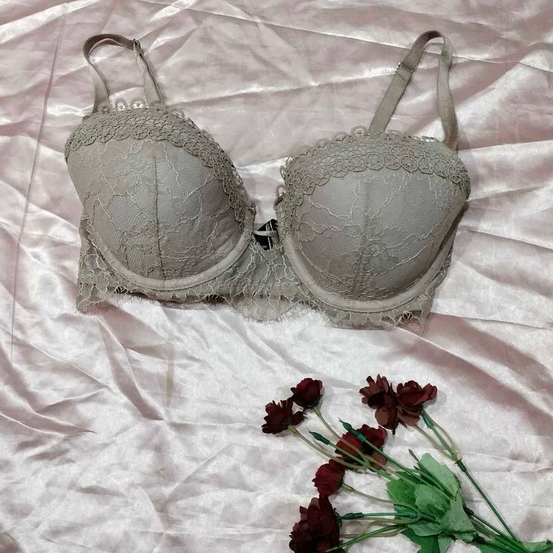 Elegant Lace Padded Bra