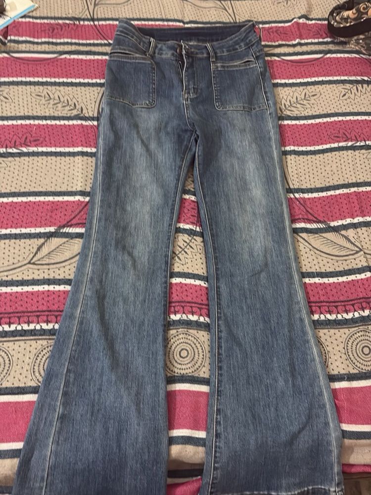 Women's Flared Denim Jeans