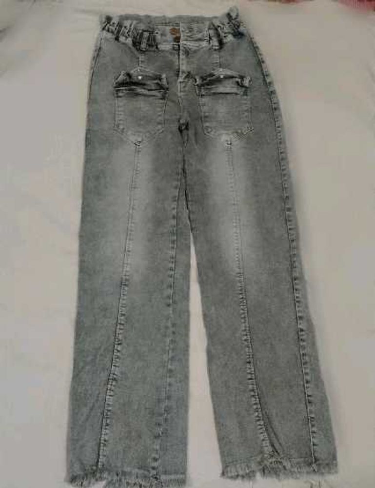 (Ganpati offer) Gray Denim Jeans