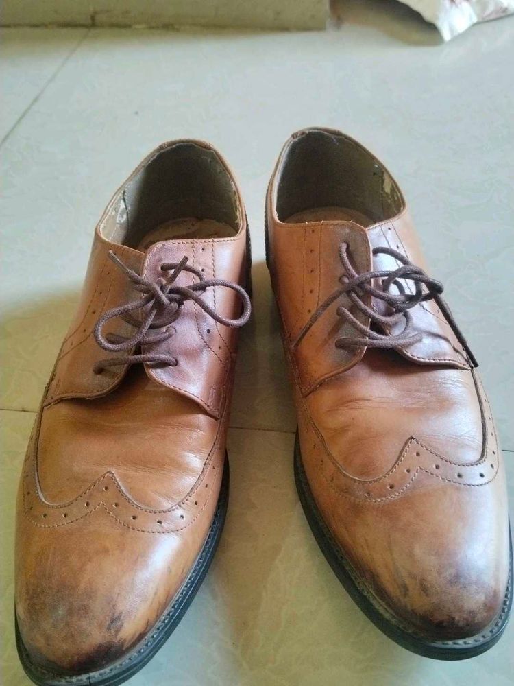 Classic Leather Wingtip Brogues original New pr 39