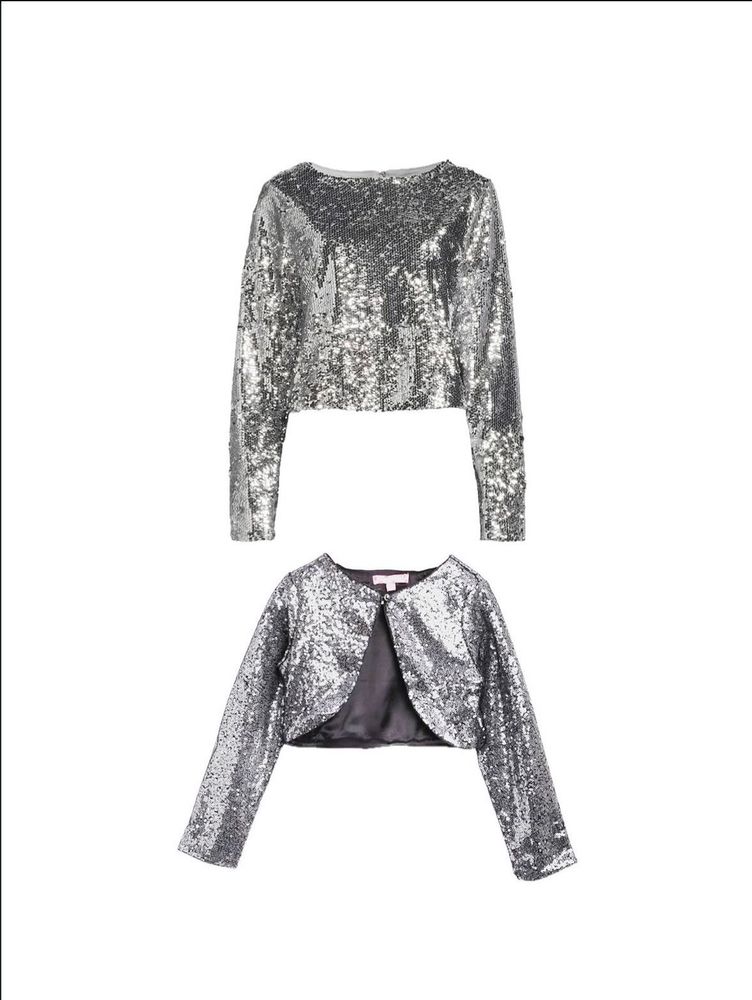 Sparkling Sequin Bolero Jacket