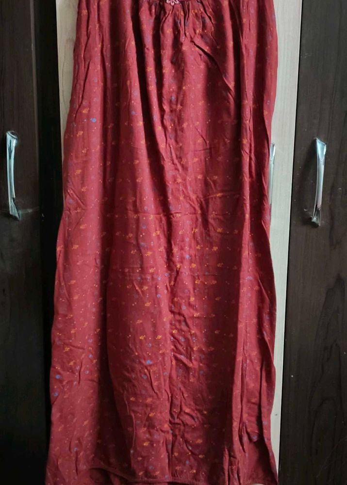 New Red Printed night suit