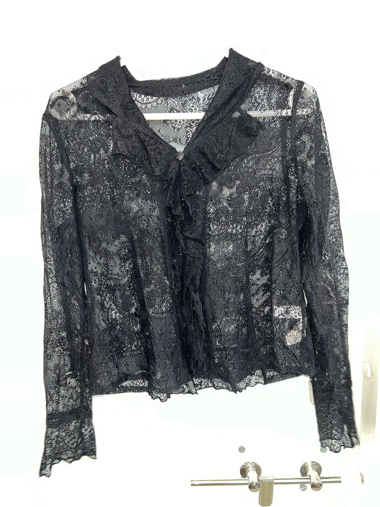Net Black Shirt