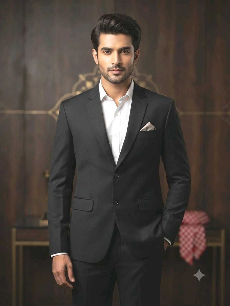 Men's Classic Black Suit