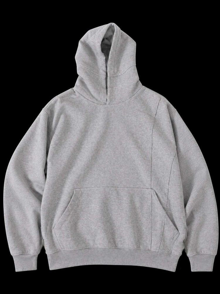 BLAEXIT Oversized Grey Hoodie Y2k