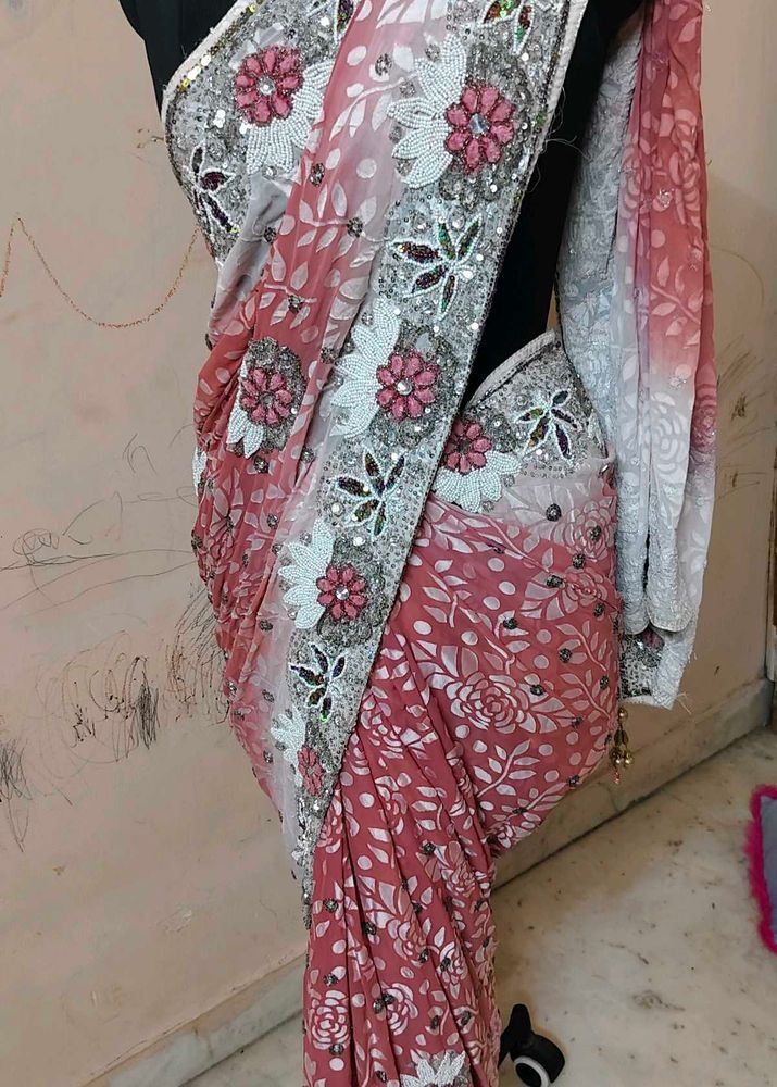 Designer Embellished Saree