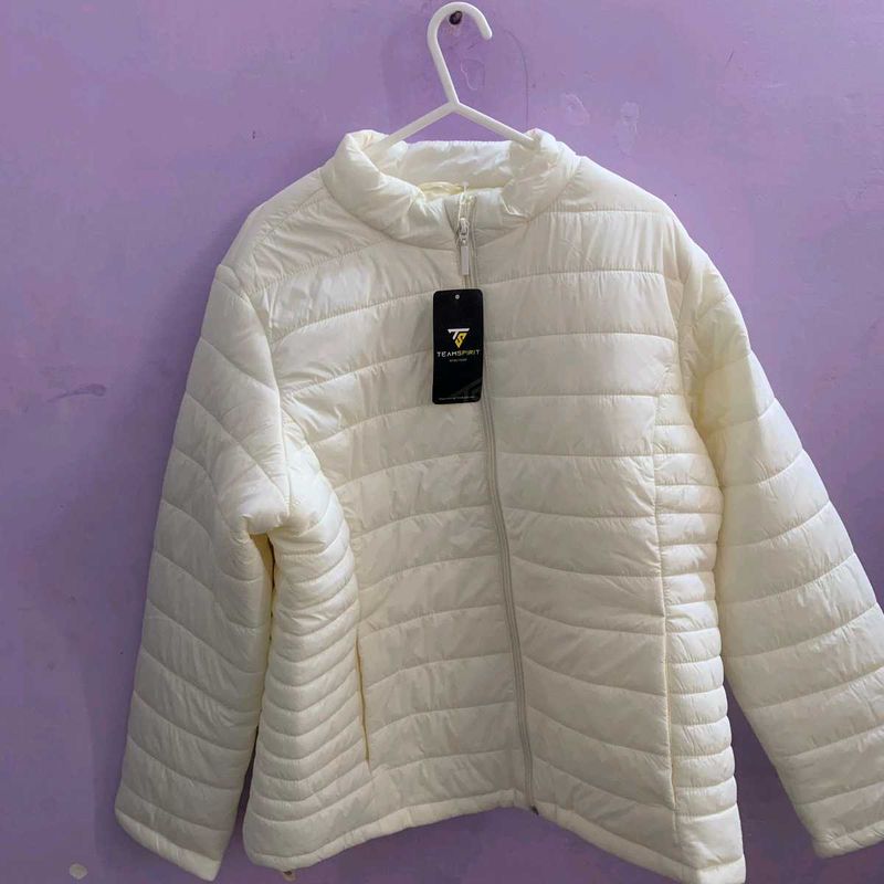 Cream Puffer Jacket