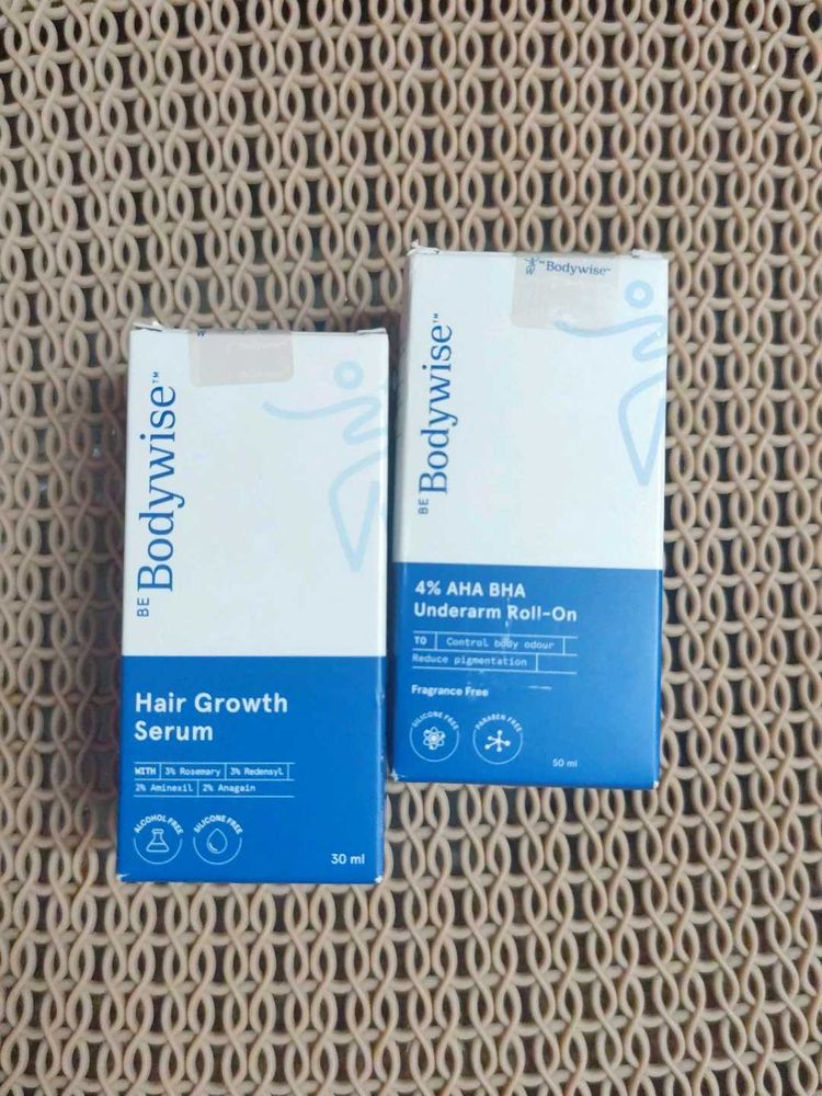 Bodywise Hair Growth Serum &amp; Underarm Roll-On