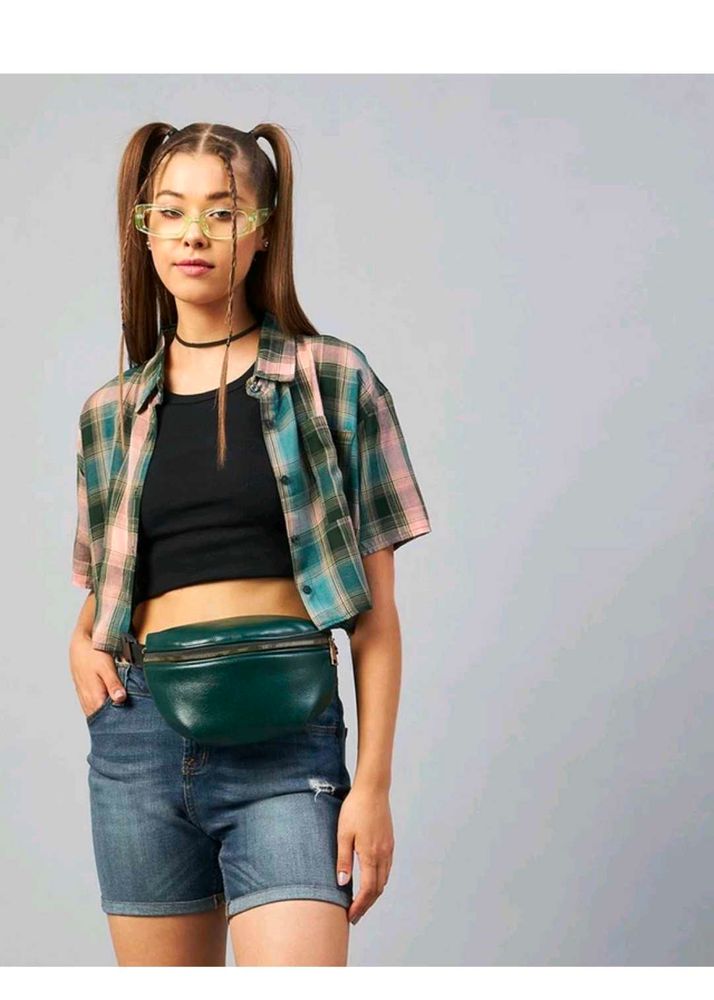 Stylish Green Fanny Pack