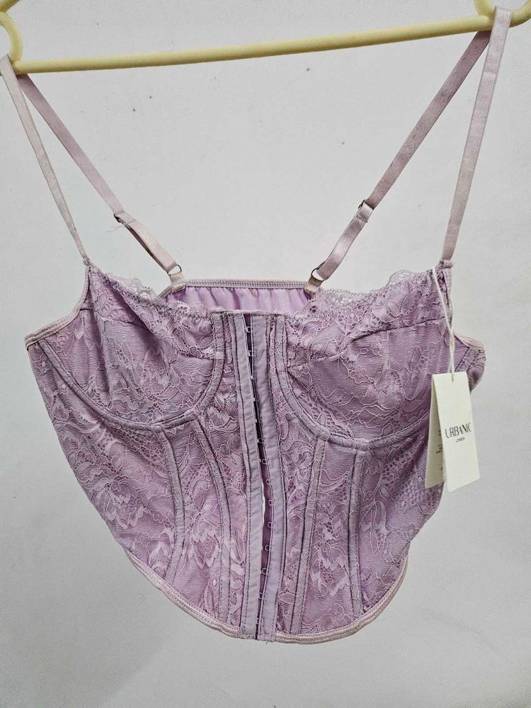 corset top with boning
