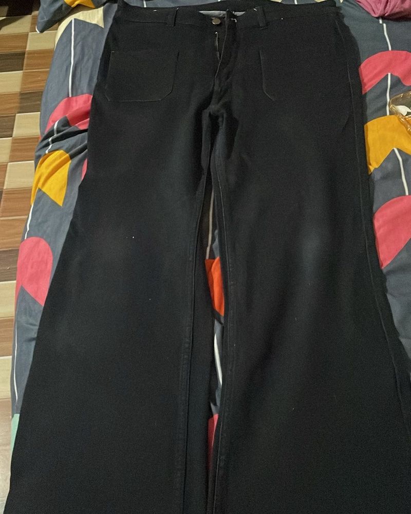 Classic Black Wide Leg Pants