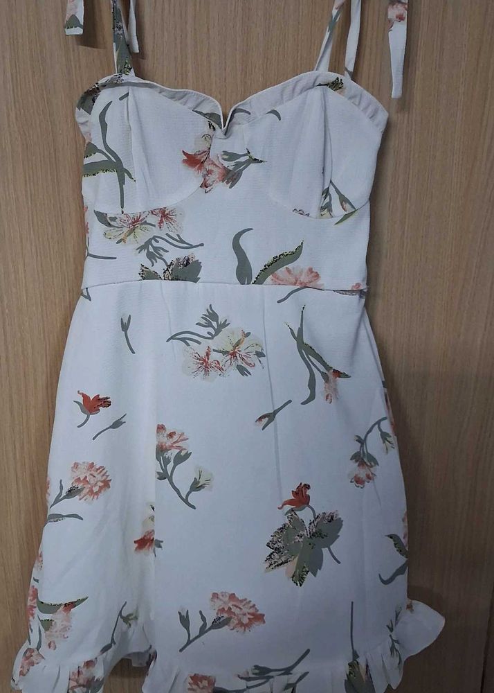 Floral Print Mini Dress