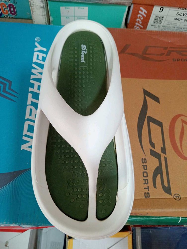slipper white eva
