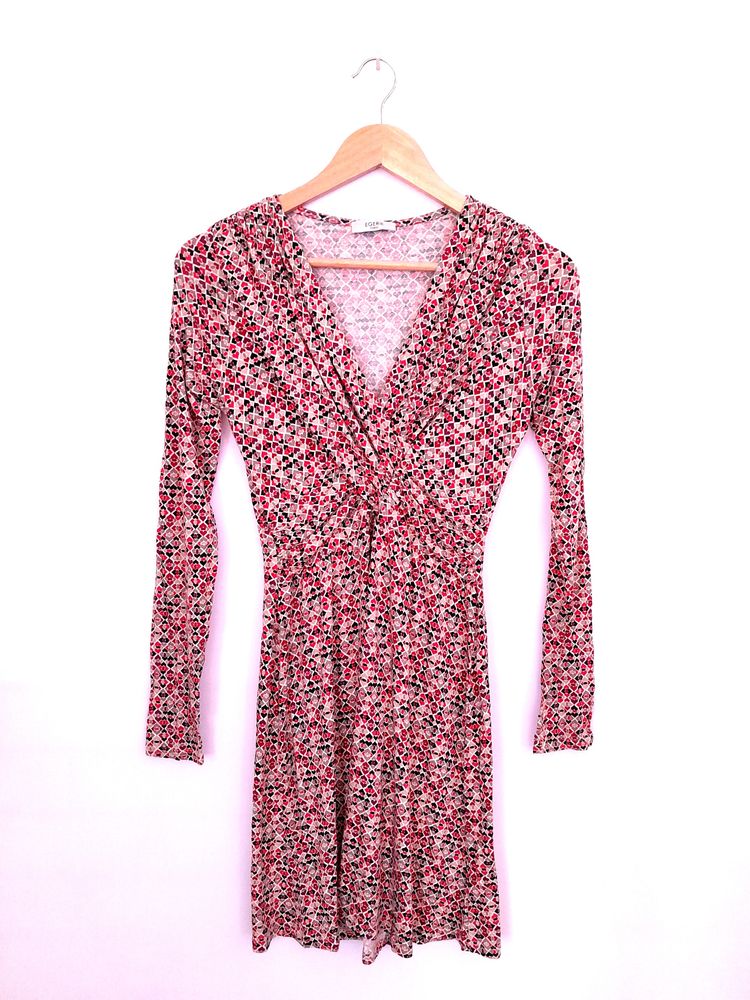 Floral Print Long Sleeve Dress