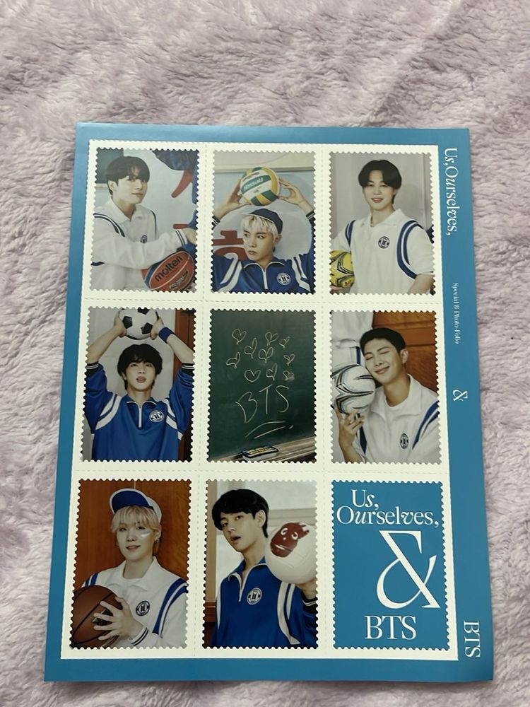 BTS Us Ourselves &amp; Official OT7 Postage Stamp