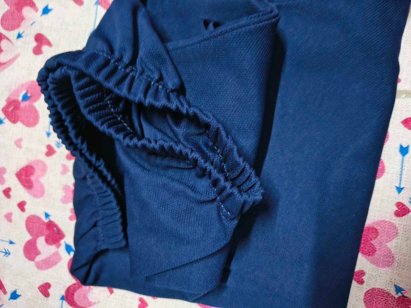 Navy Blue Nylon Legging with New Stuff