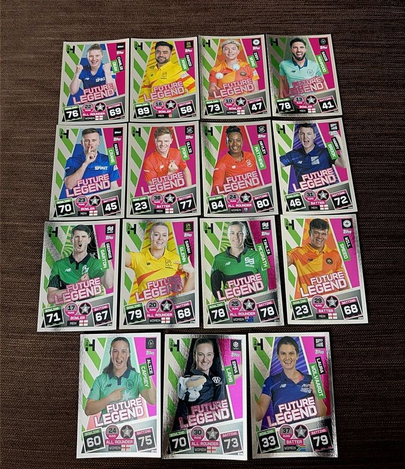 Topps The Hundred Future Legend Silver Foil Cards