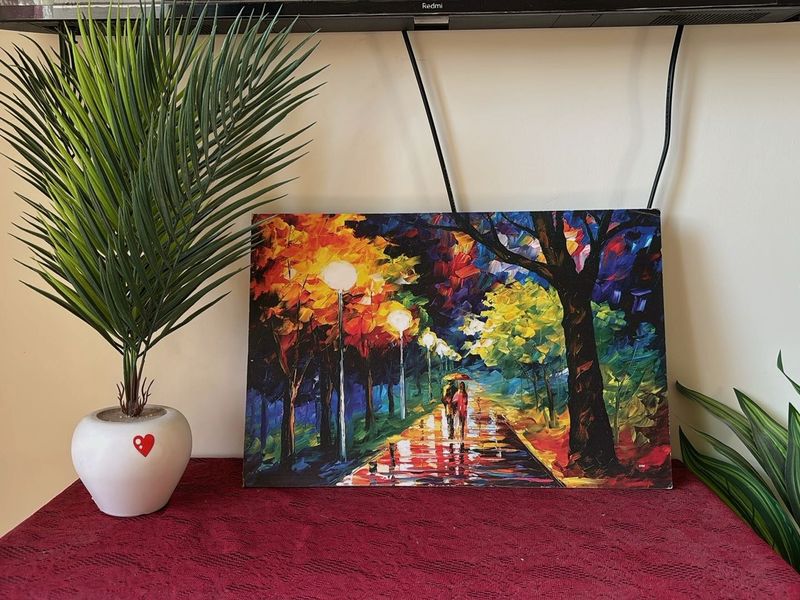 Wallmax Natural Screen Wall Painting For Living Ro
