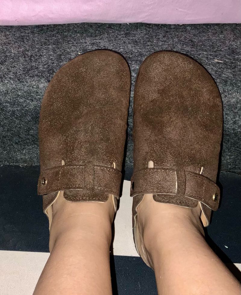 suede slipper